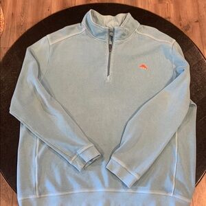 Tommy Bahama Aqua Quarter-Zip Pullover XXL